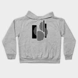 lines geometric circles Kids Hoodie